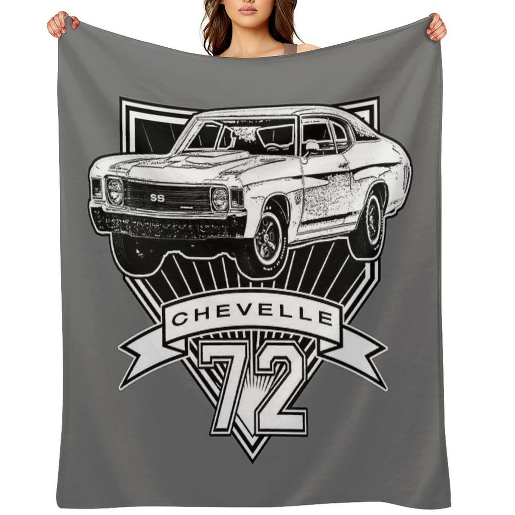 1972 Chevelle Shrink-resistant Throw Blanket