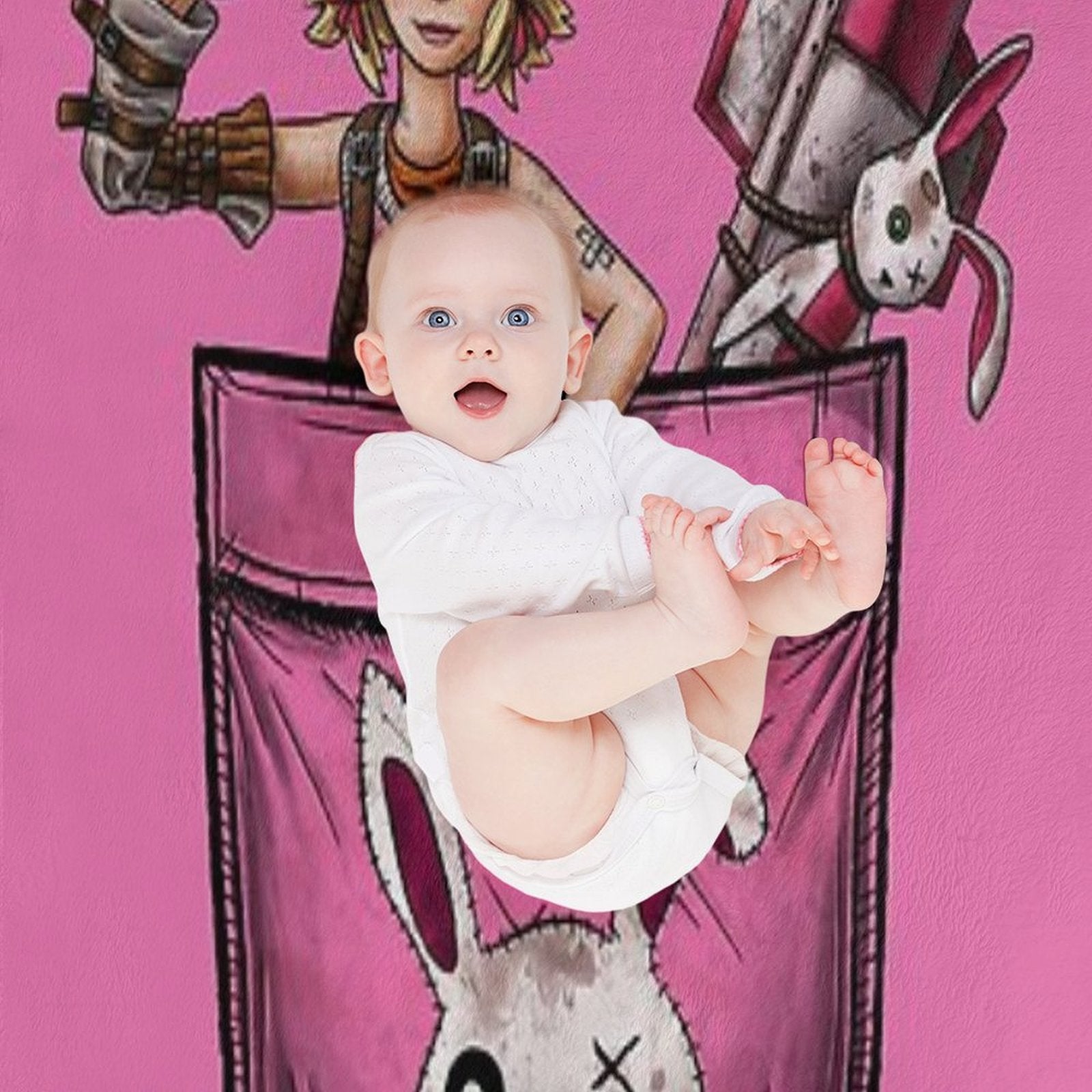 Pocket Tiny Tina - Borderlands Premium Throw Blanket