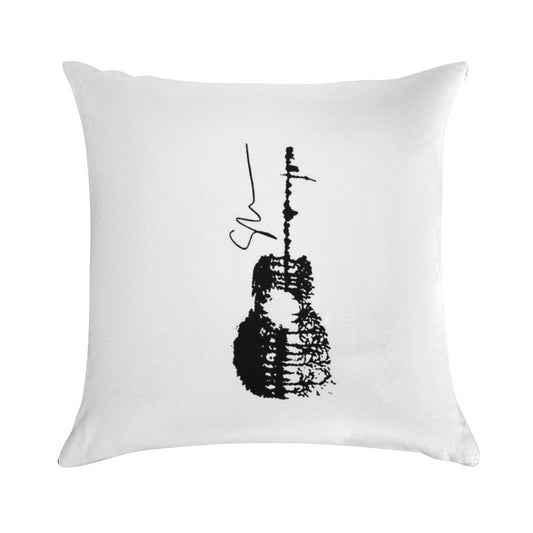 Signautre Guitar Soft Washable Throw Pillow
