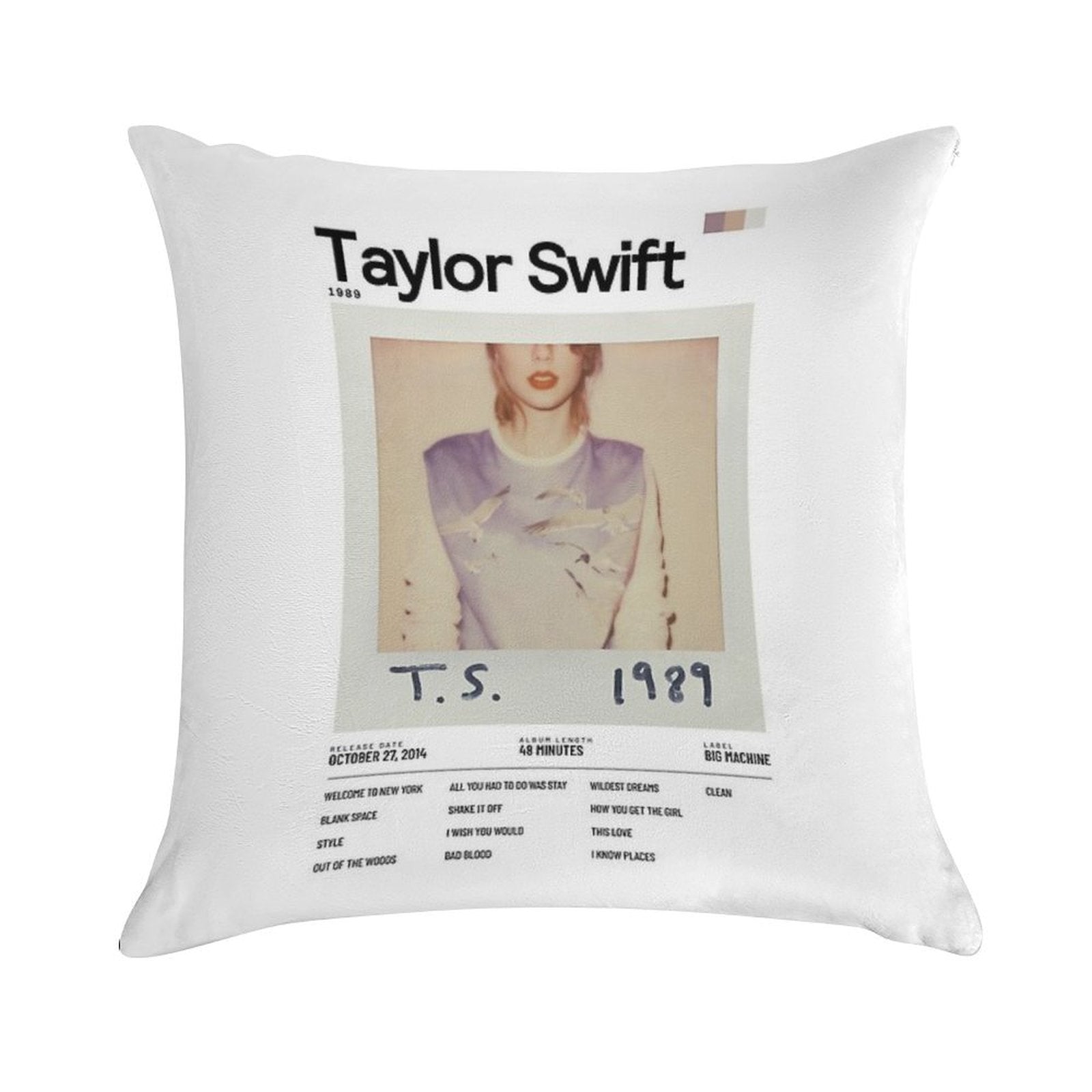 Taylor Swift - 1989 Soft Home Decor Throw Pillow