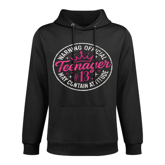 13th Birthday Girl Officialnager 13 Year Old Birthday Pilling-Resistant Hoodie