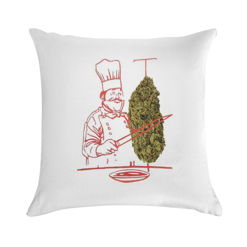 Döner Kebab Weed Soft Warmth Comfort Throw Pillow