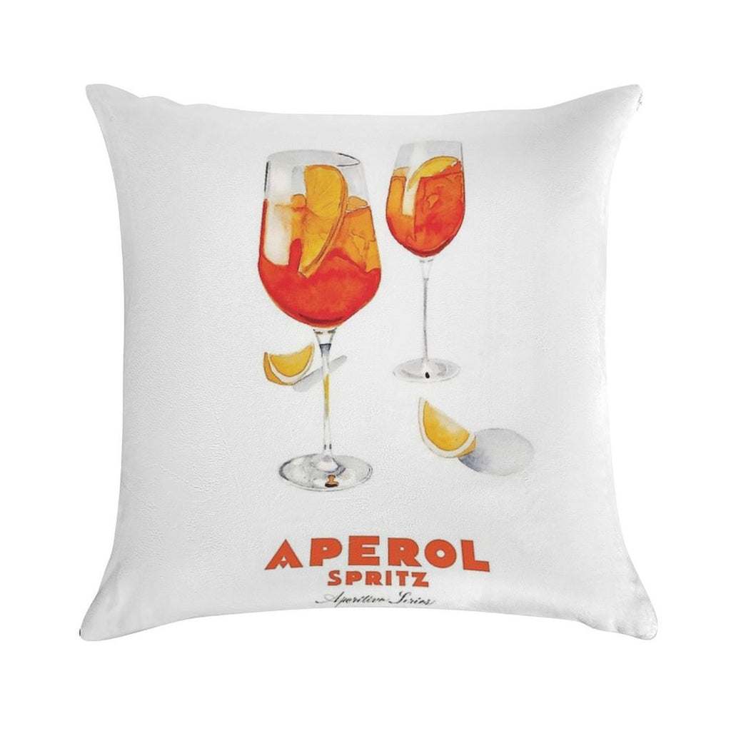 Aperol! Spritz Poster Soft Ultra-Soft Texture Throw Pillow