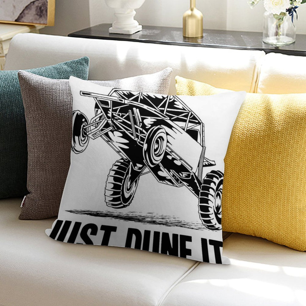 Dune Buggy Just Dune It Soft Shrink-Resistant Throw Pillow