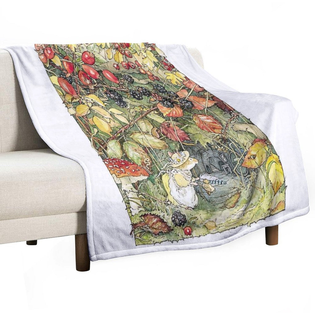 Primrose at The Entrance to The Tunnels Eco-conscious Throw Blanket