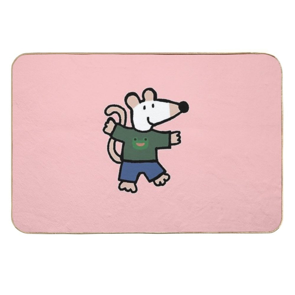 Mousey Mouse  Fade-Resistant Bath Mat