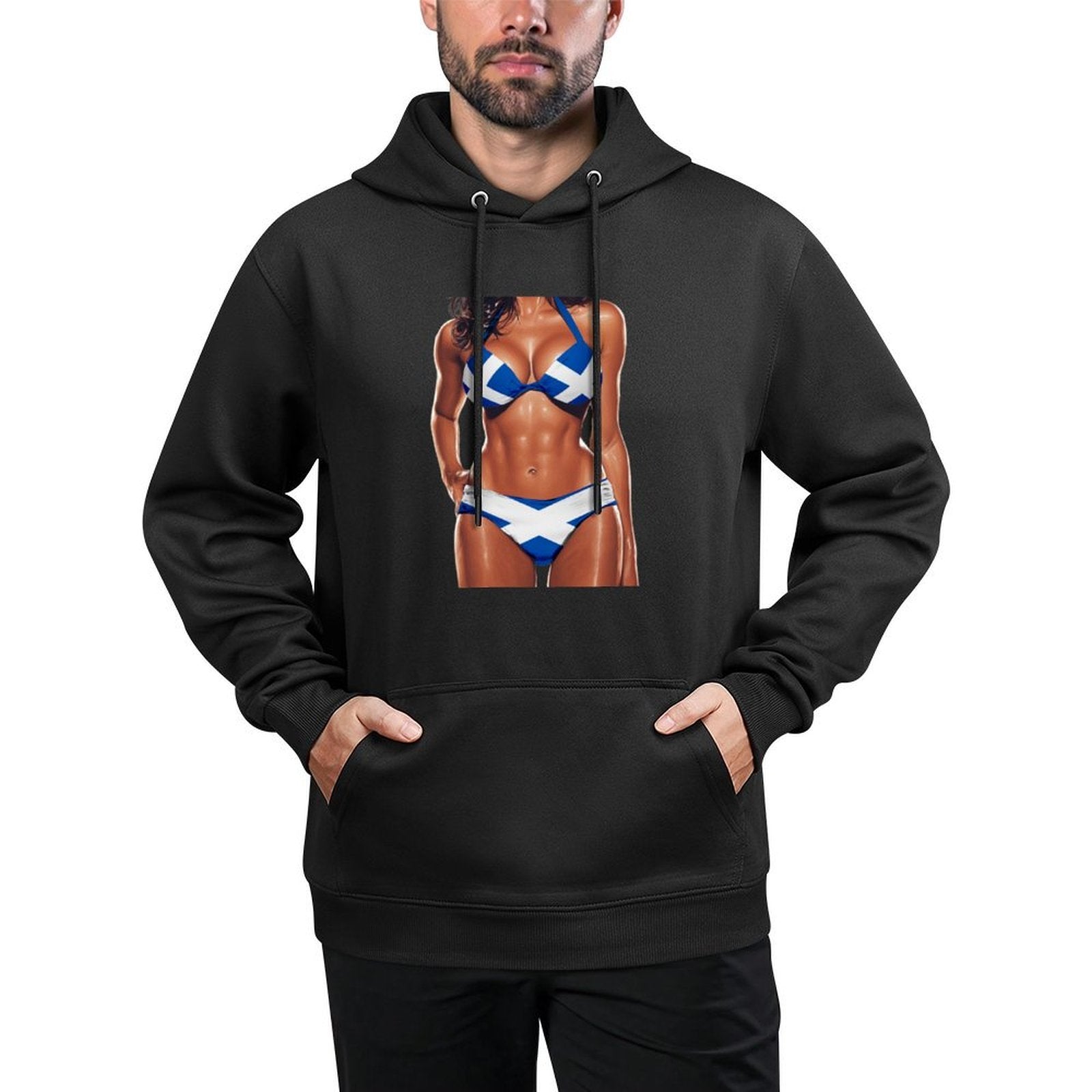 Scottish Women Bikini Outfit Heritage Scotland Unisex Design Hoodie