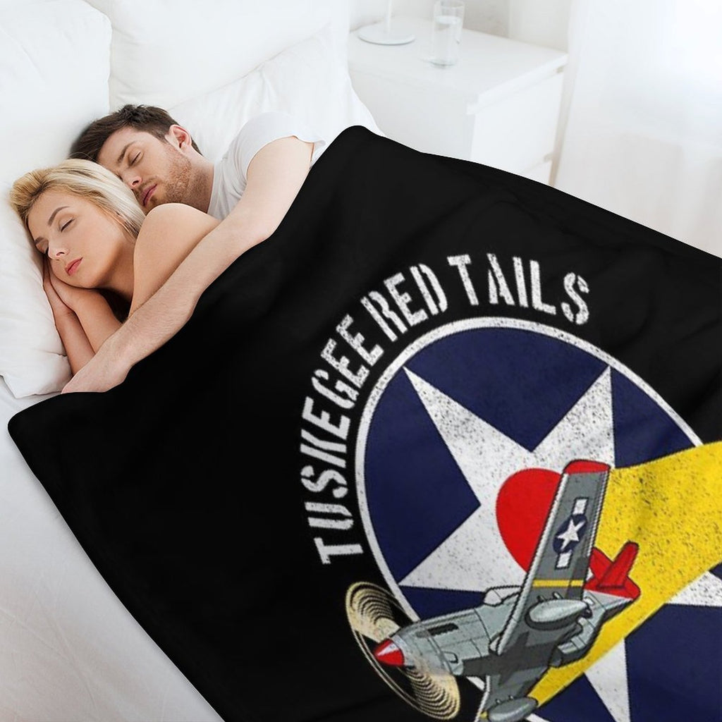 Tuskegee Red Tails - Tuskegee Airmen Durable Throw Blanket