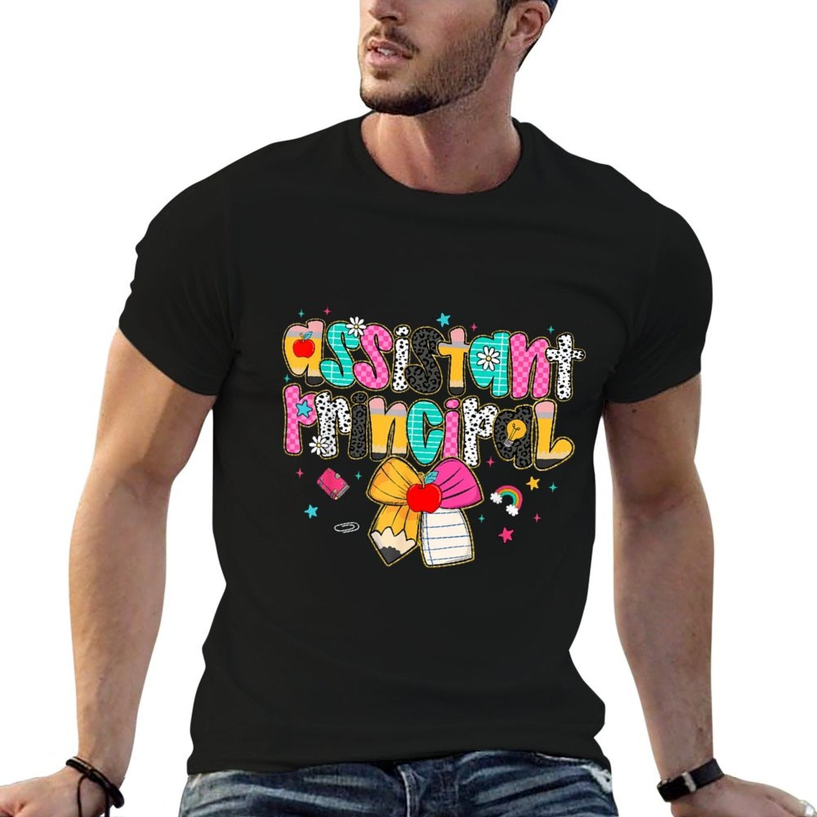 Assistant Principal Happy First Day Of School Back To School  Lightweight T-Shirt