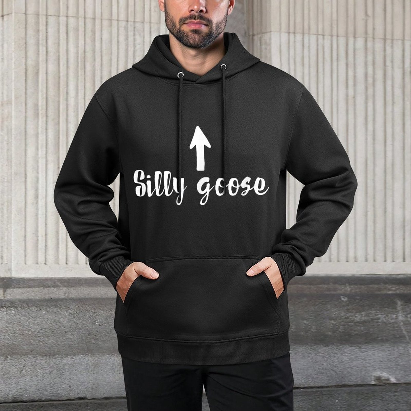 Silly Goose For Men Women  Kids Funny Cute Goofy Meme All-Day Comfort Hoodie