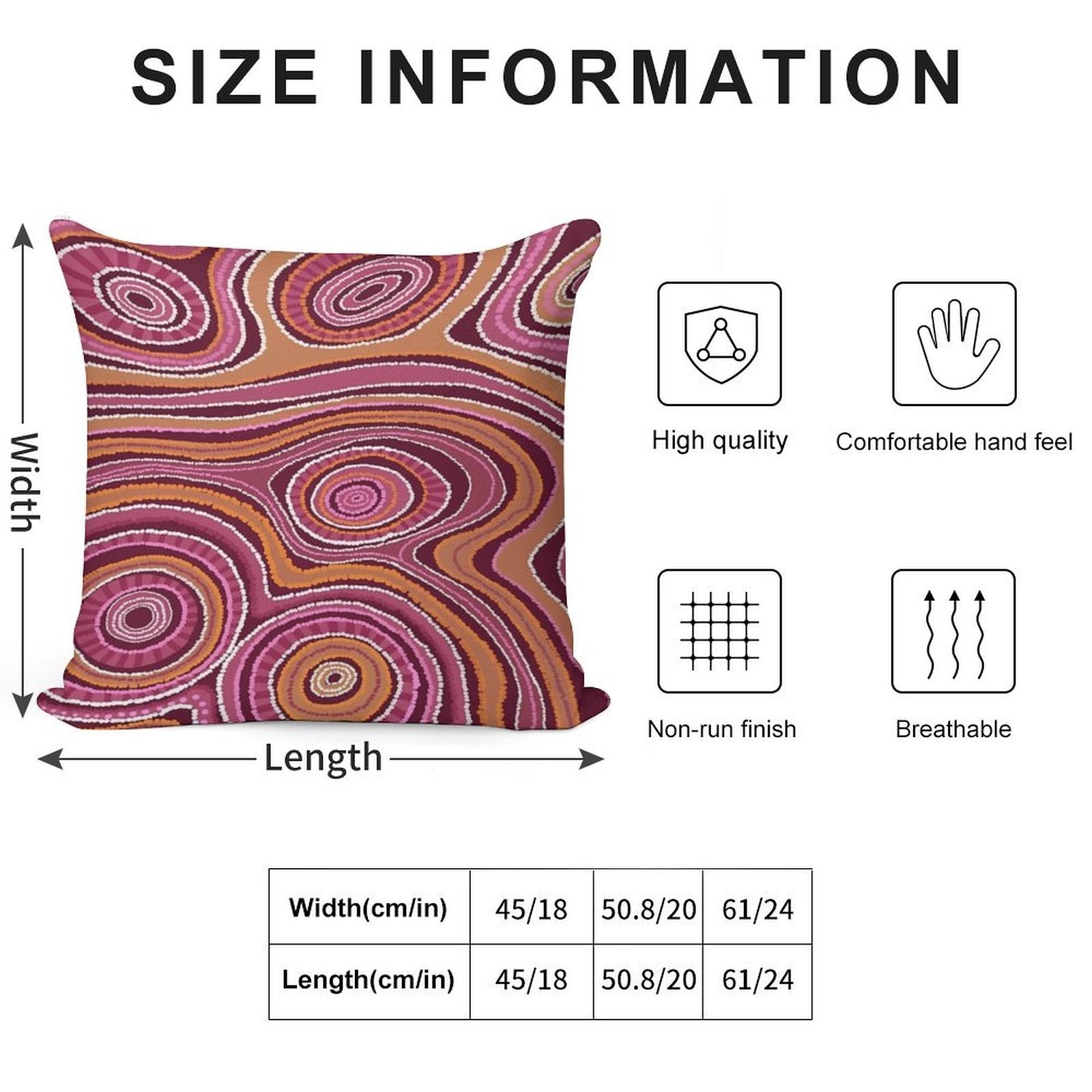 Djilba Soft High-Density Material Throw Pillow