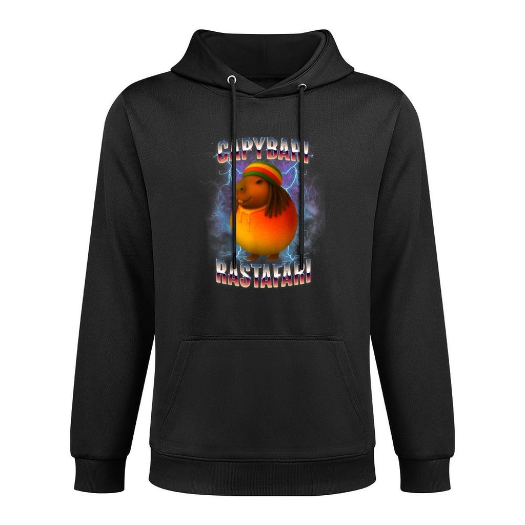 Capybari Rastafari Brainrot Italian Meme Pilling-Resistant Hoodie