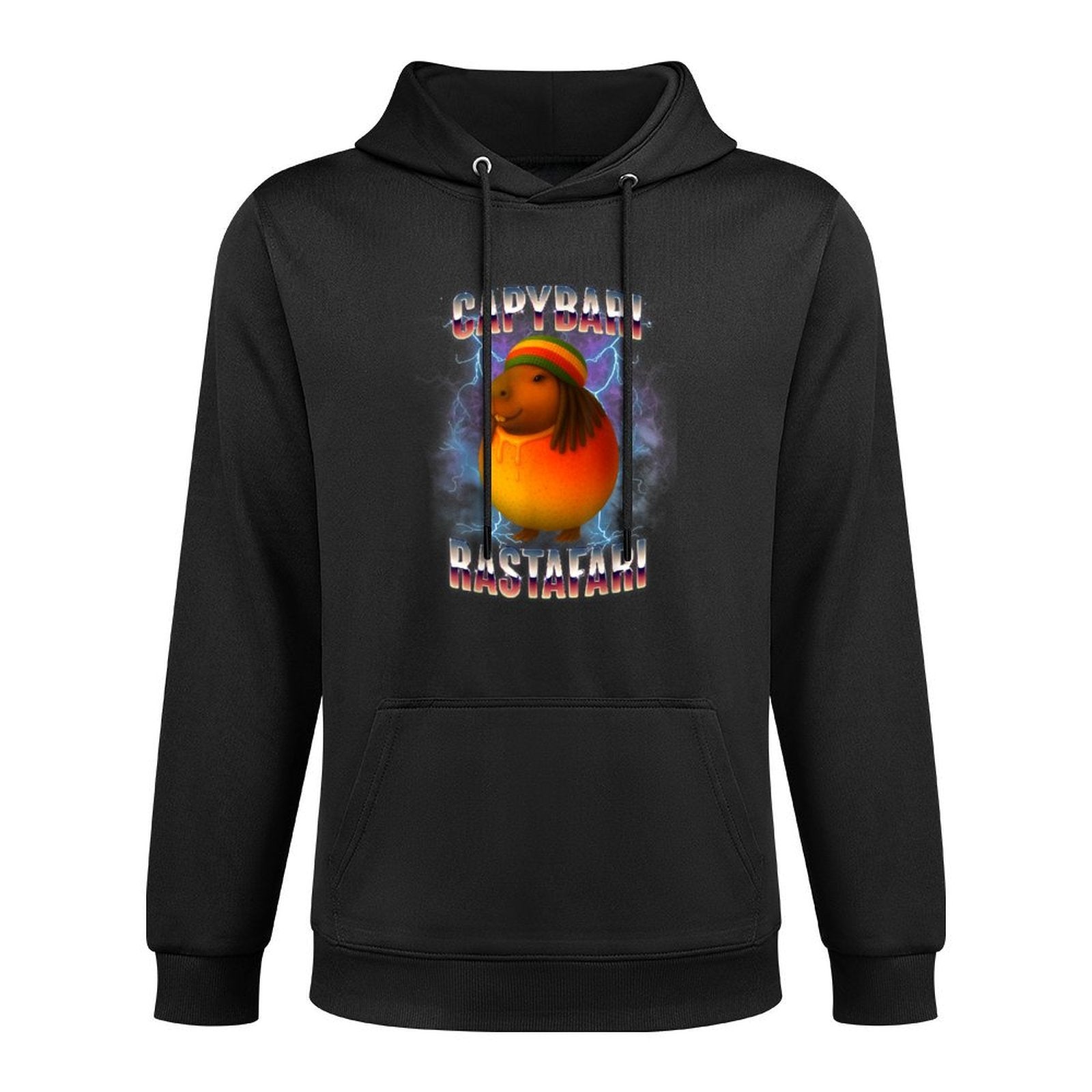Capybari Rastafari Brainrot Italian Meme Pilling-Resistant Hoodie