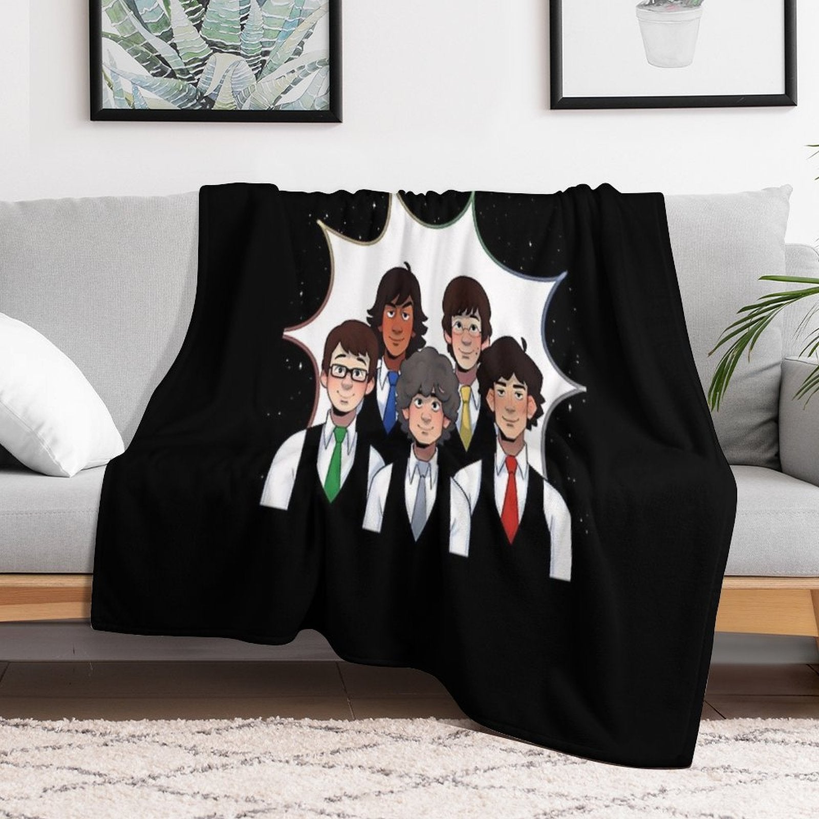 Tally Hall Anime Art Versatility Throw Blanket