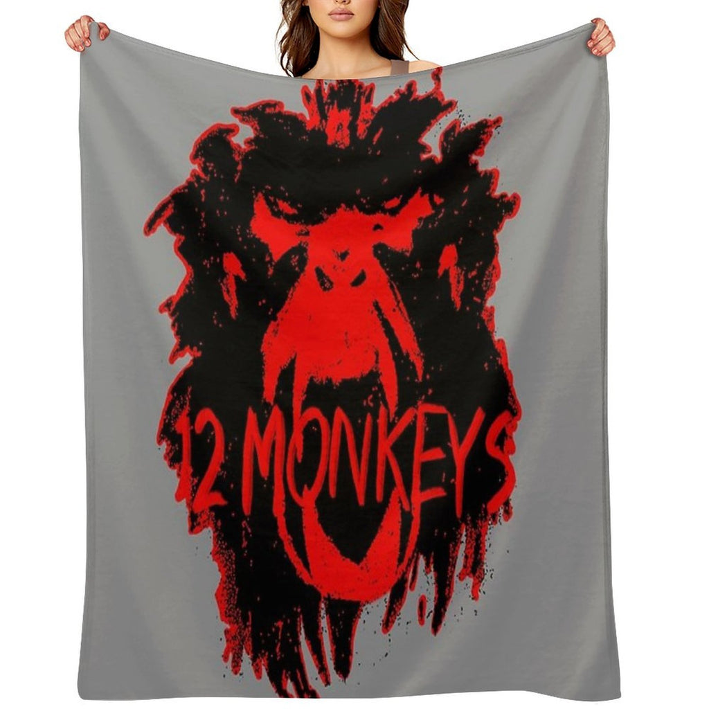 The Army of The 12 Monkeys Anti-pilling Throw Blanket