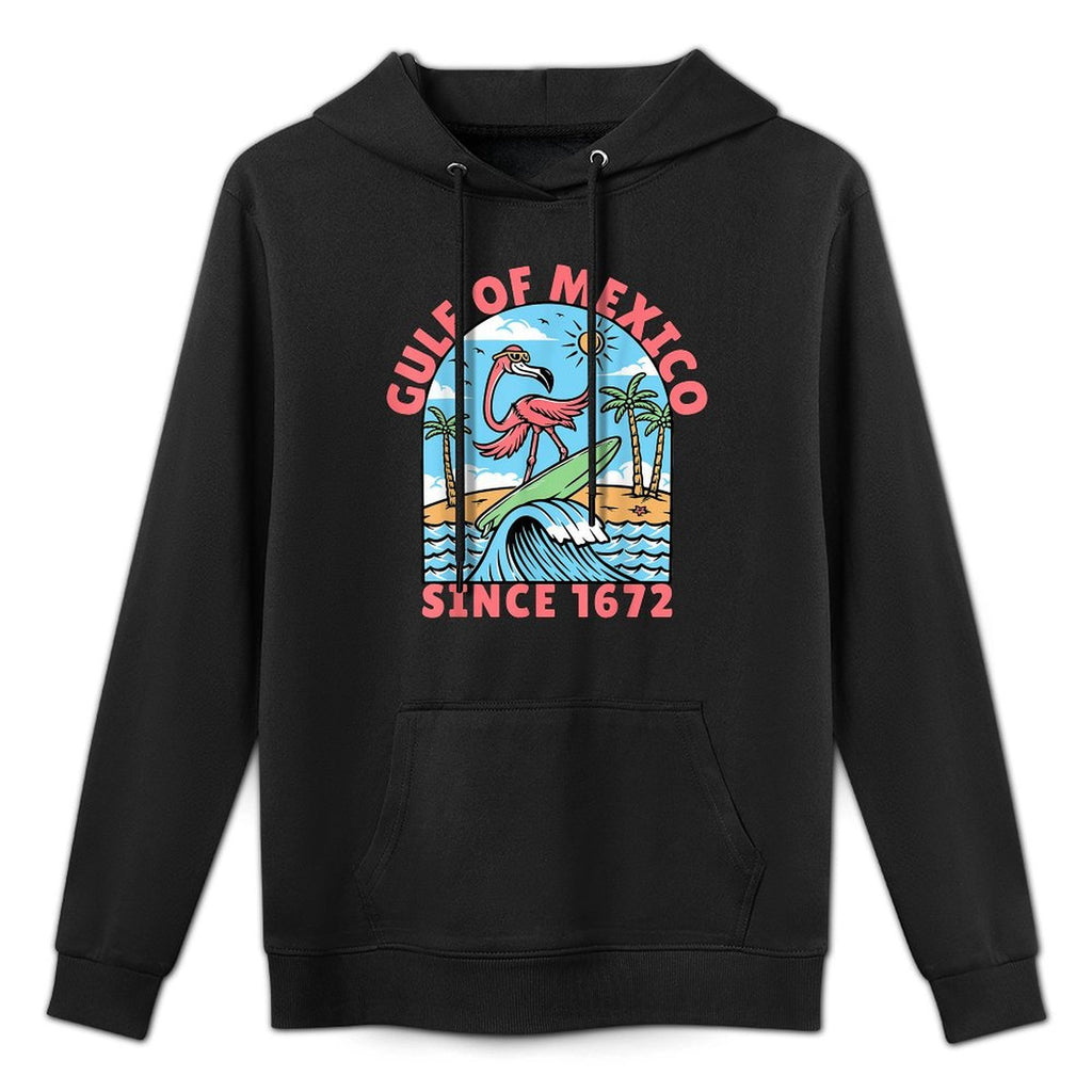 Gulf of Mexico Flamingo Gulf Of Mexico Since 1672 Layering Staple Hoodie
