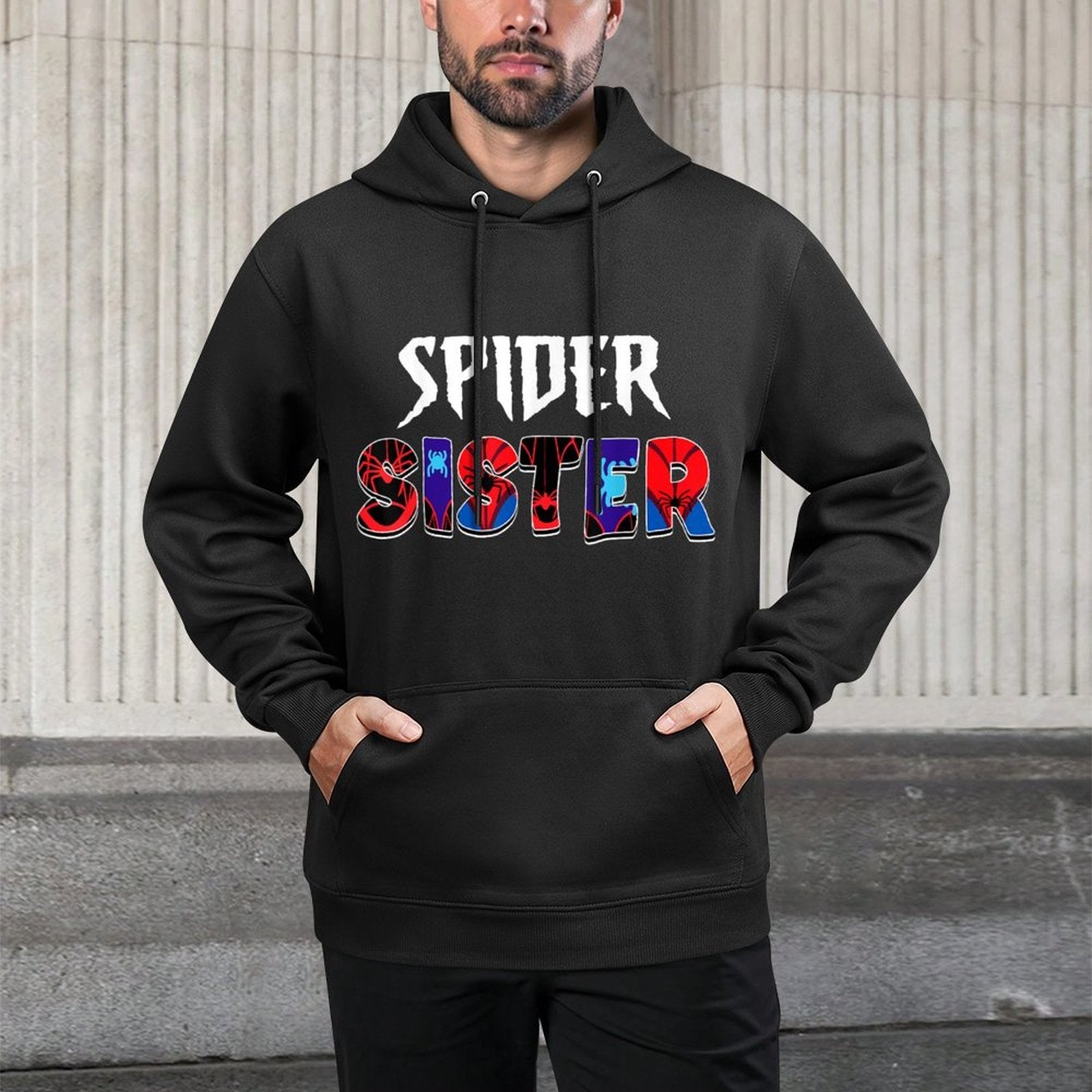 Birthday Party Spider Outfit Spider Sister Kids Girls Shrink-Resistant Hoodie