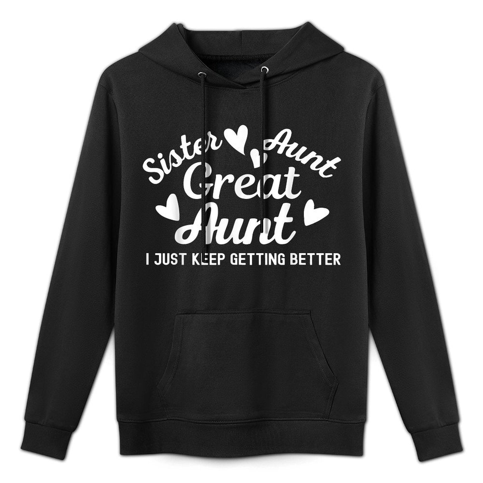 Funny Gifts for Aunt Grandkids Sister Great Aunt Moisture-Wicking Hoodie