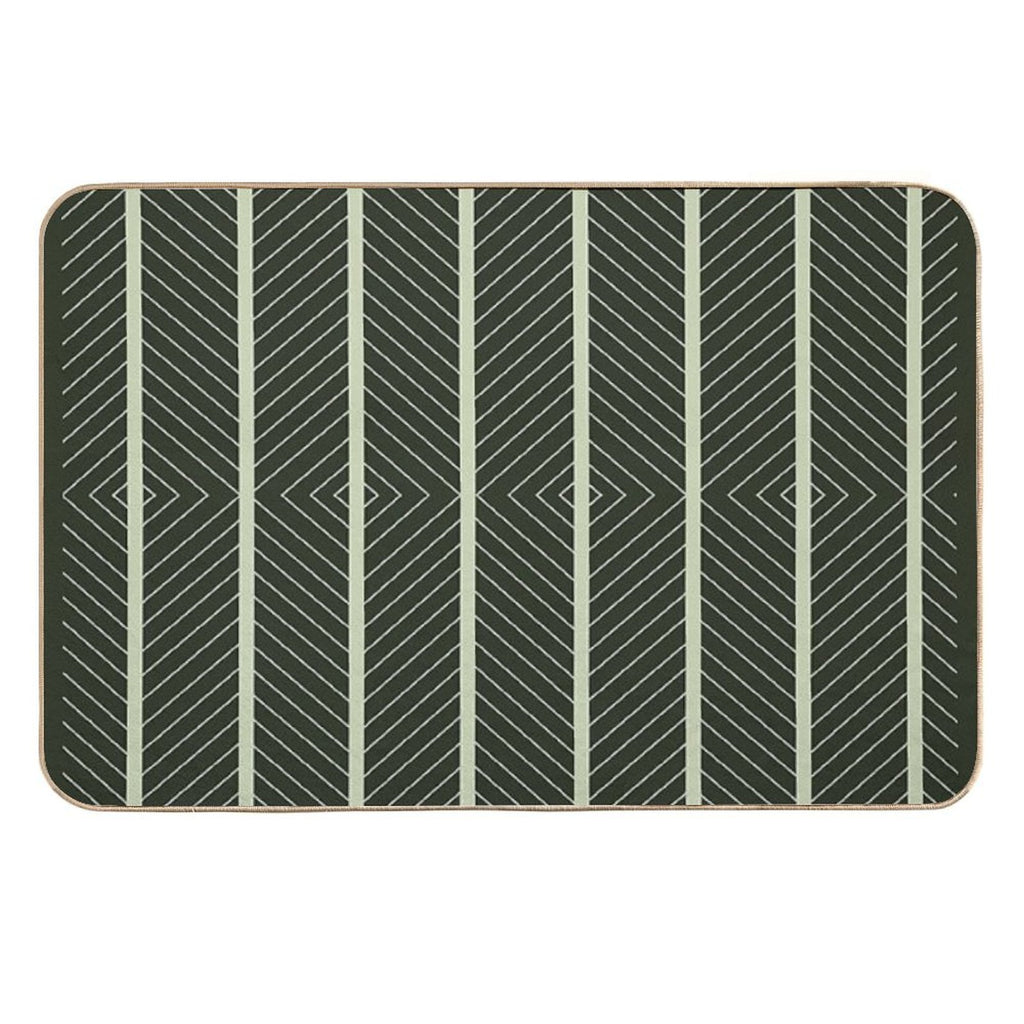 Lines In Lines  Versatile Bath Mat