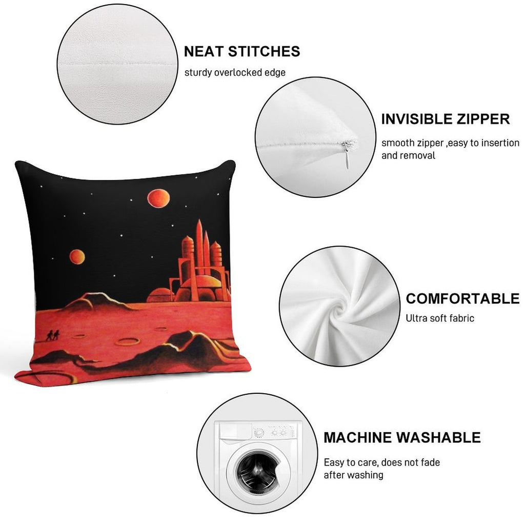 CITY ON MARS Soft Style Accent Throw Pillow
