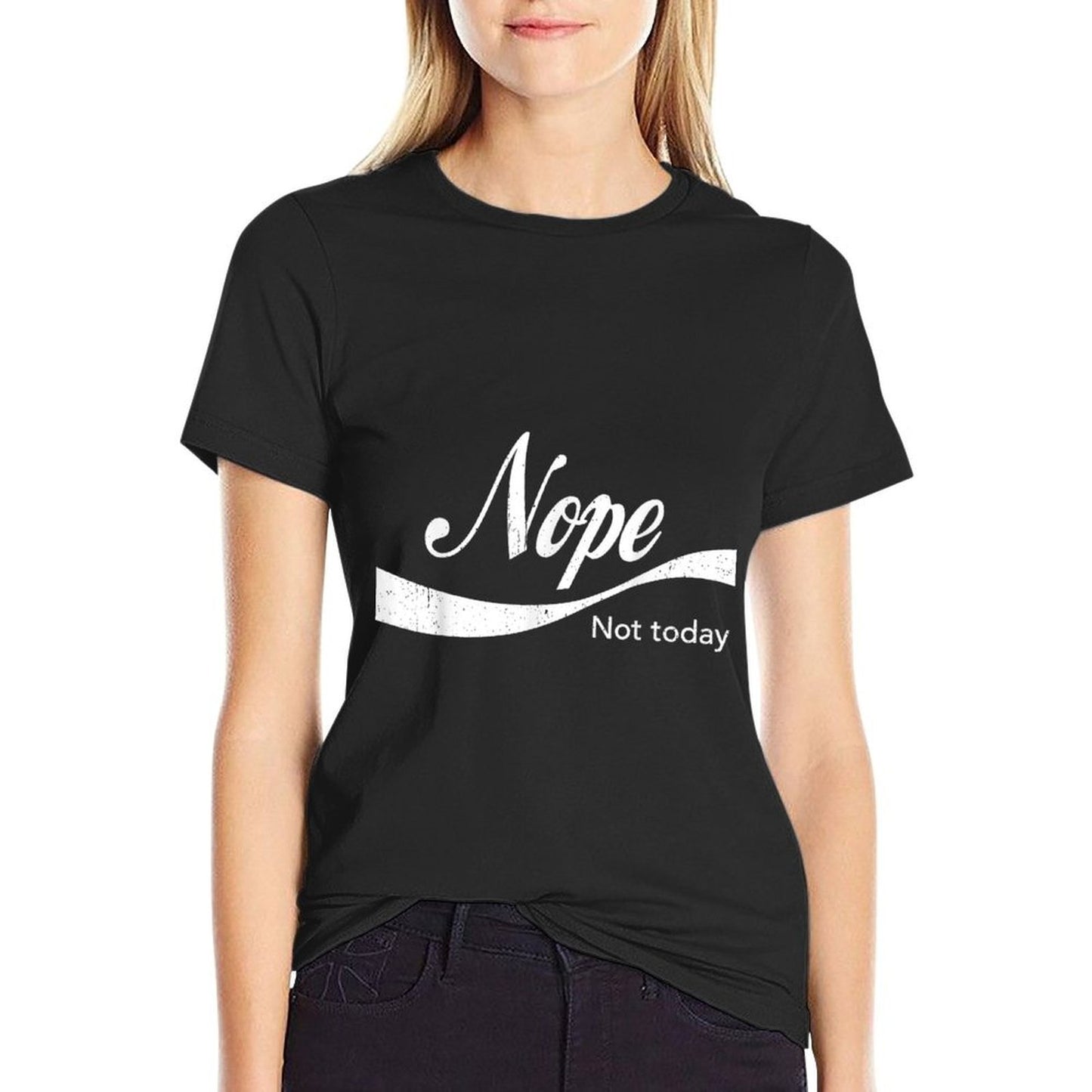 Vintage Nope Not Today  Eco-friendly Material T-Shirt