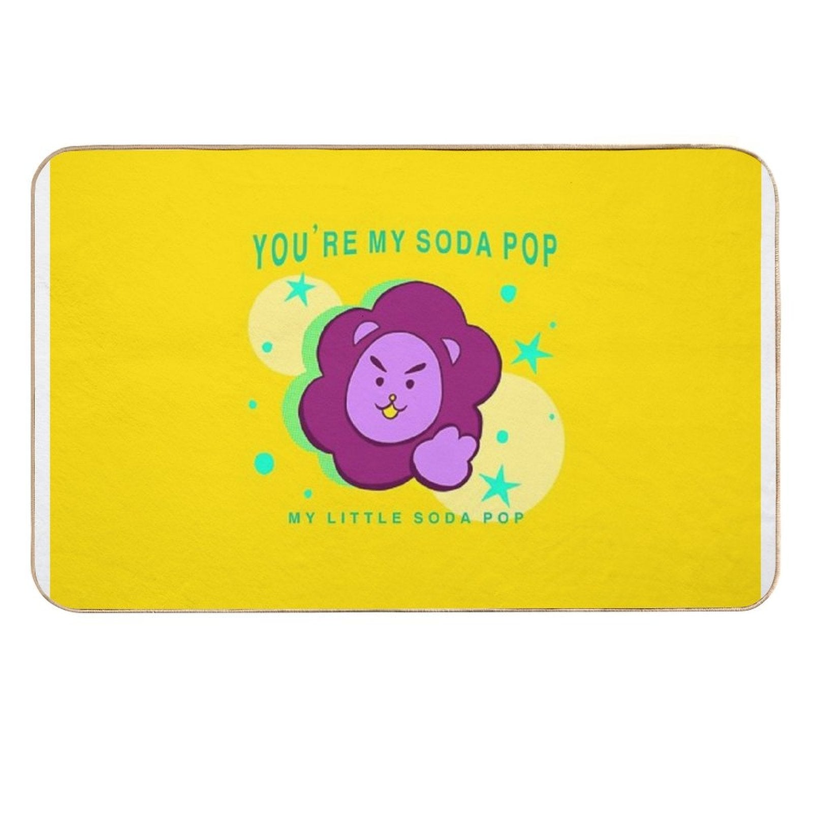 Soda Pop Collection Kpop Demon Hunters  Non-Slip Bath Mat