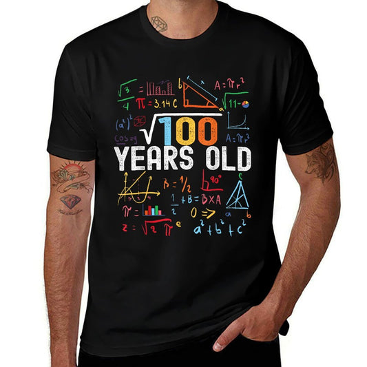 Square Root Of 100 10th Birthday 10 Years Old Birthday  Relaxed-fit T-Shirt