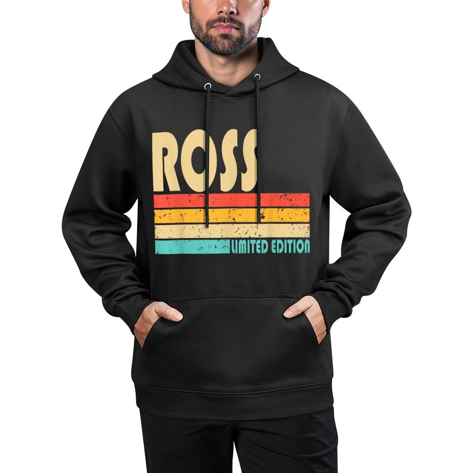 ROSS Name Personalized Funny Retro Vintage Birthday Shrink-Resistant Hoodie