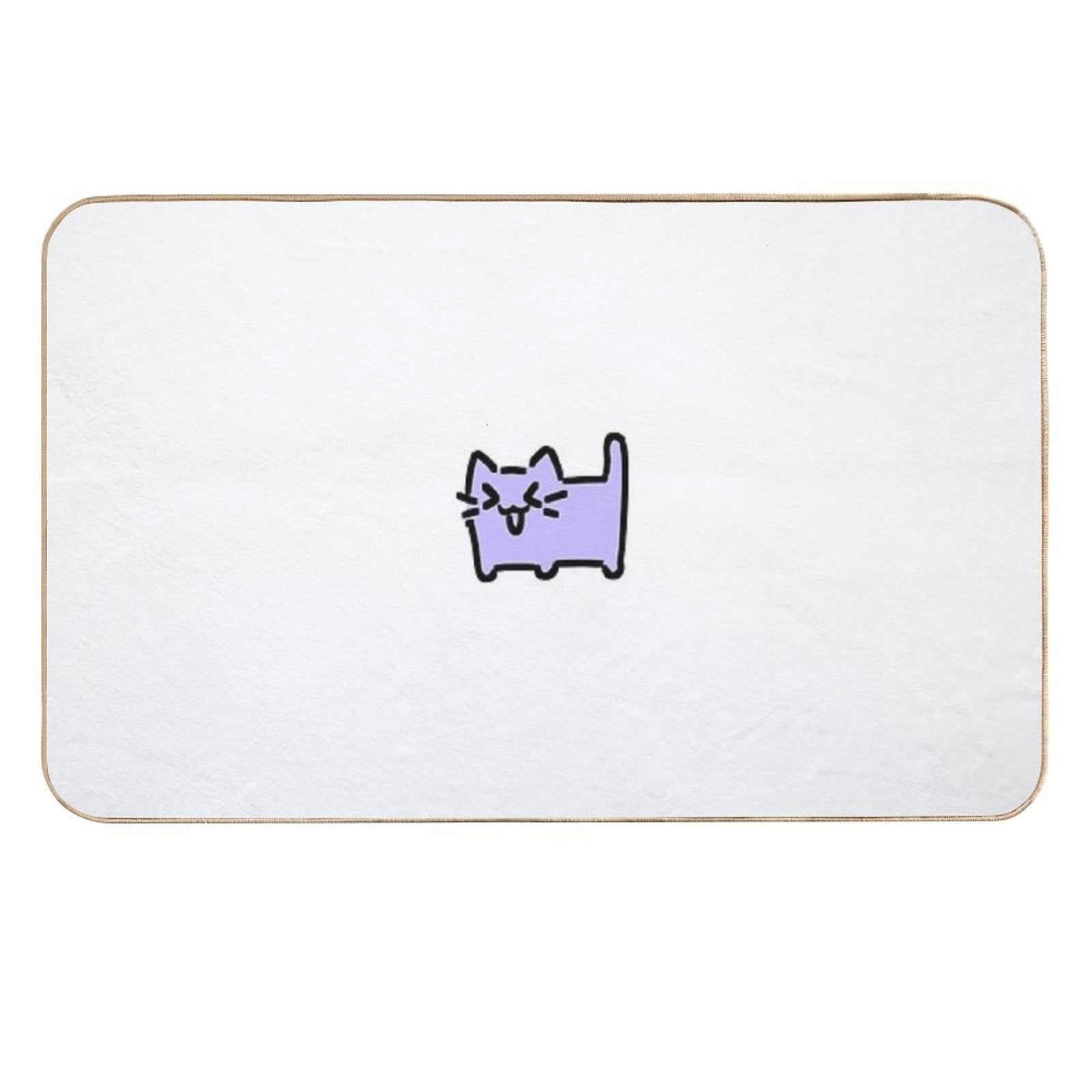 XD Cat - Pastel Violet  Toxin-Free Bath Mat
