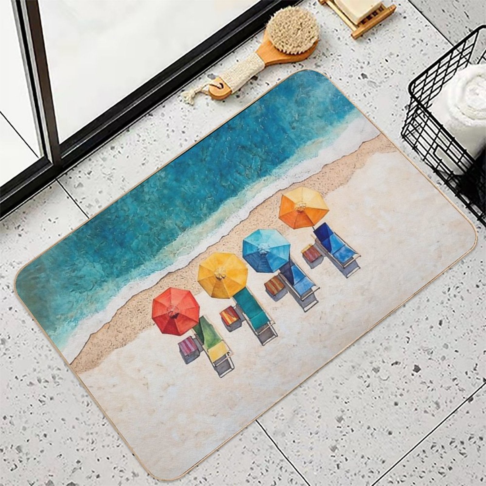 I Need A Break  Dirt-Trapping Bath Mat