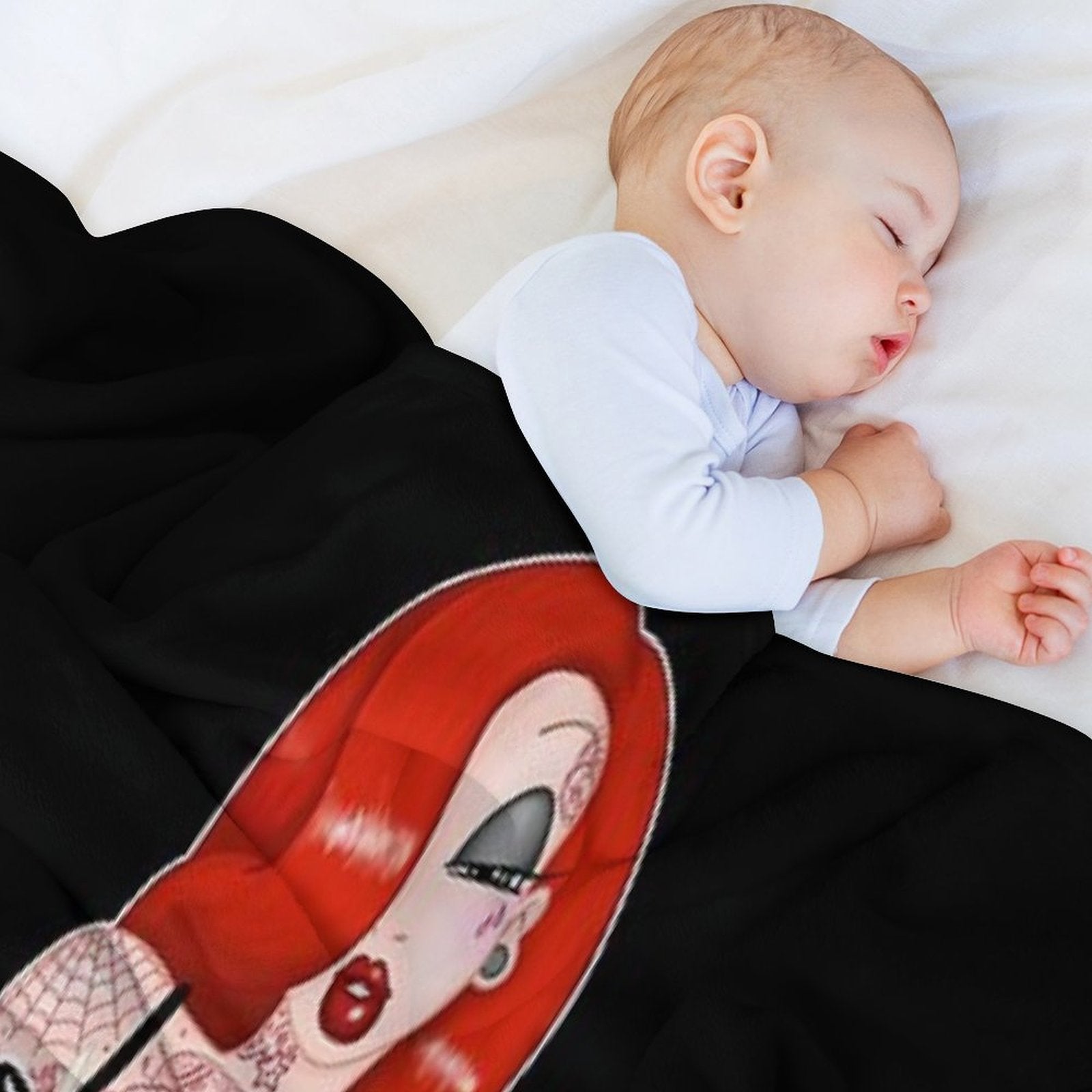Bad Girl Plush Throw Blanket