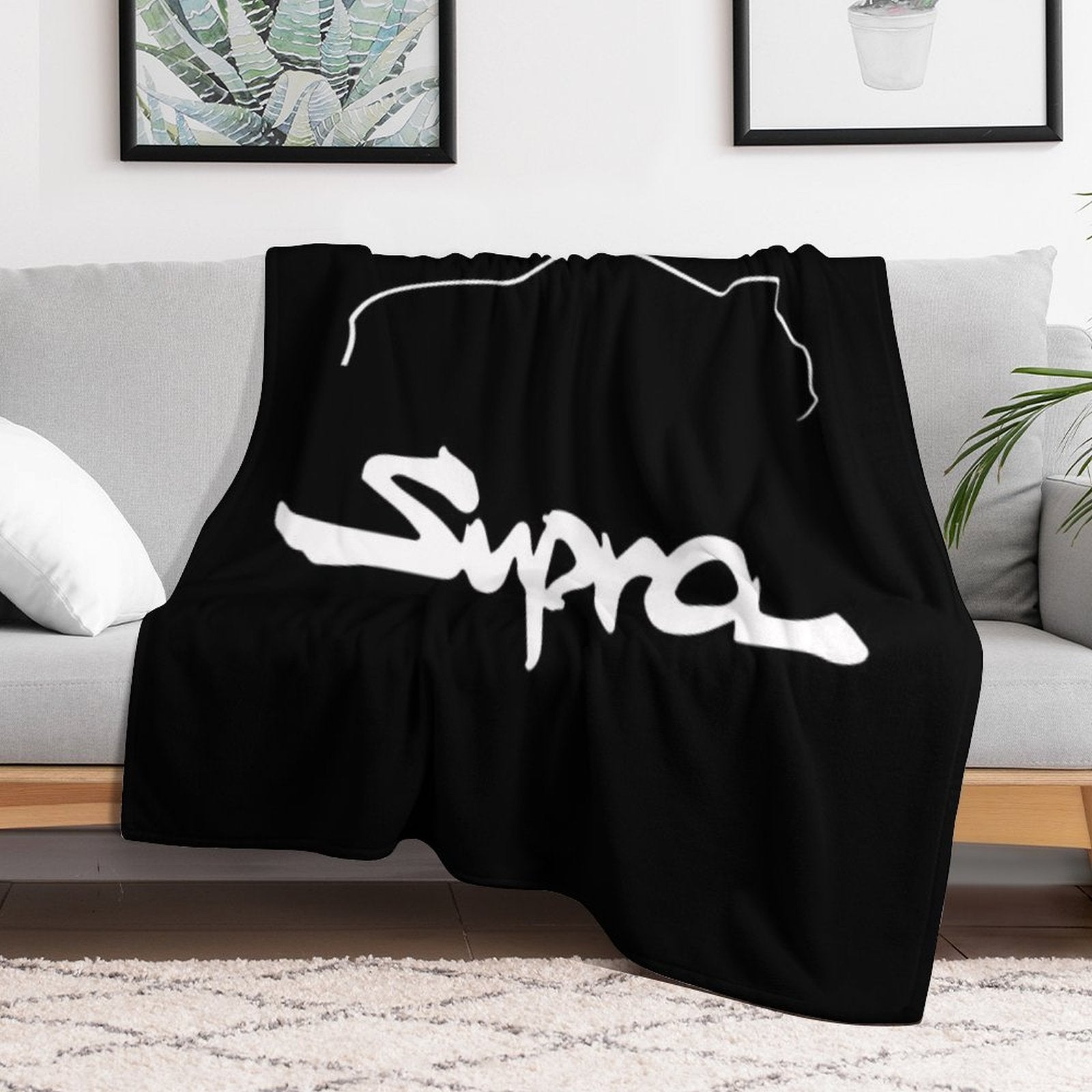 Toyota Supra MKIV JZA80 Wrinkle-free Throw Blanket