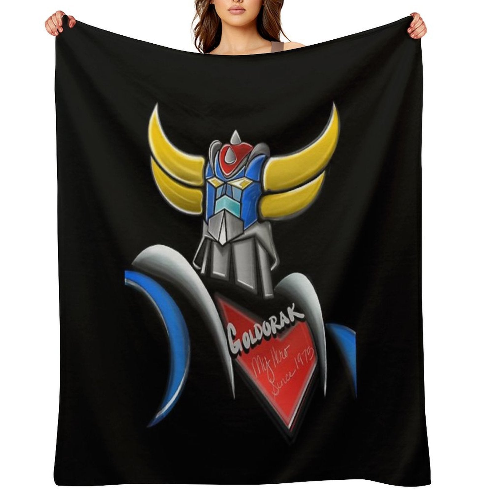 Goldorak, Grendizer, Vintage Goldorak Versatility Throw Blanket