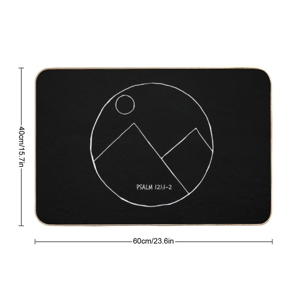 Psalm 1211-2  Non-Slip Bath Mat