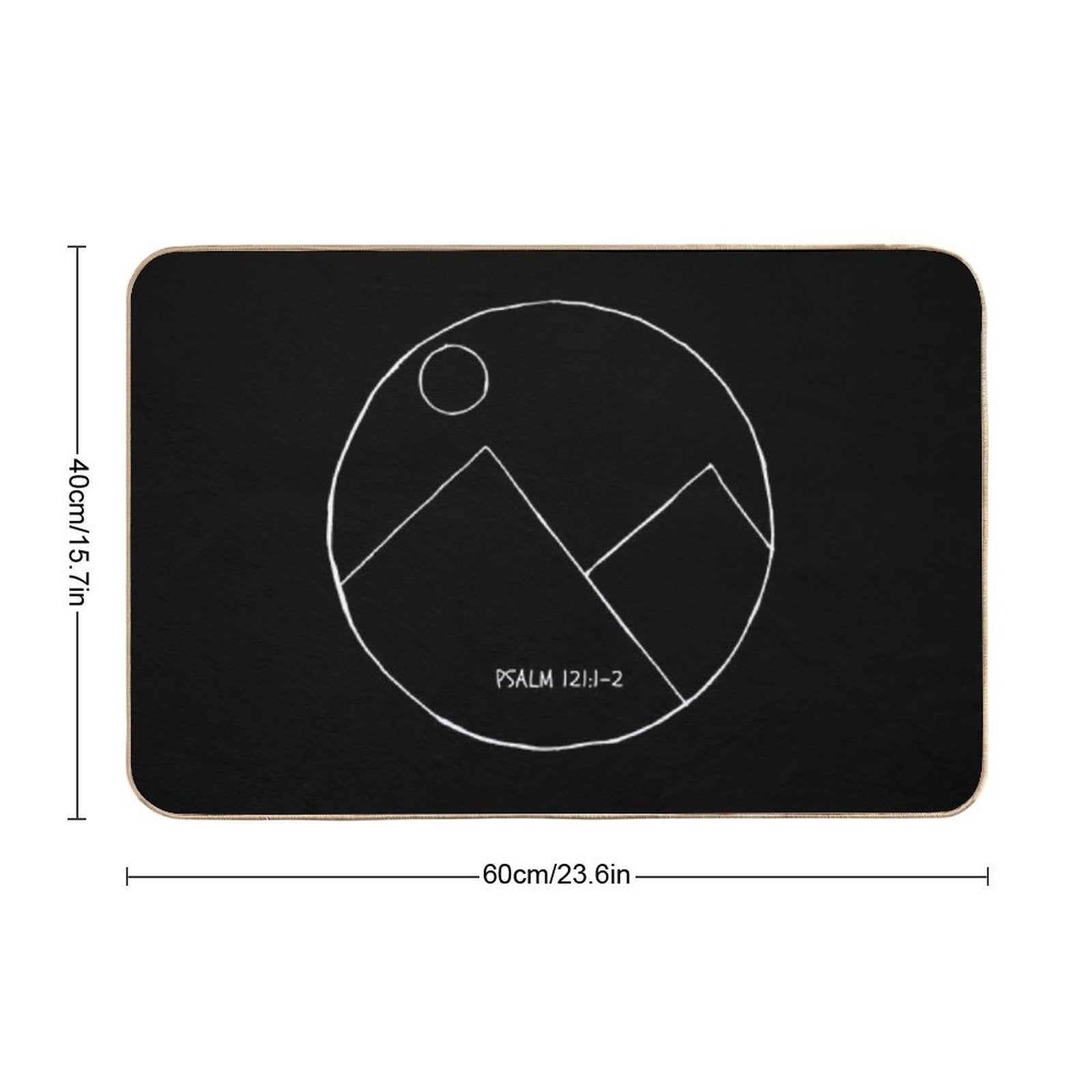 Psalm 1211-2  Non-Slip Bath Mat