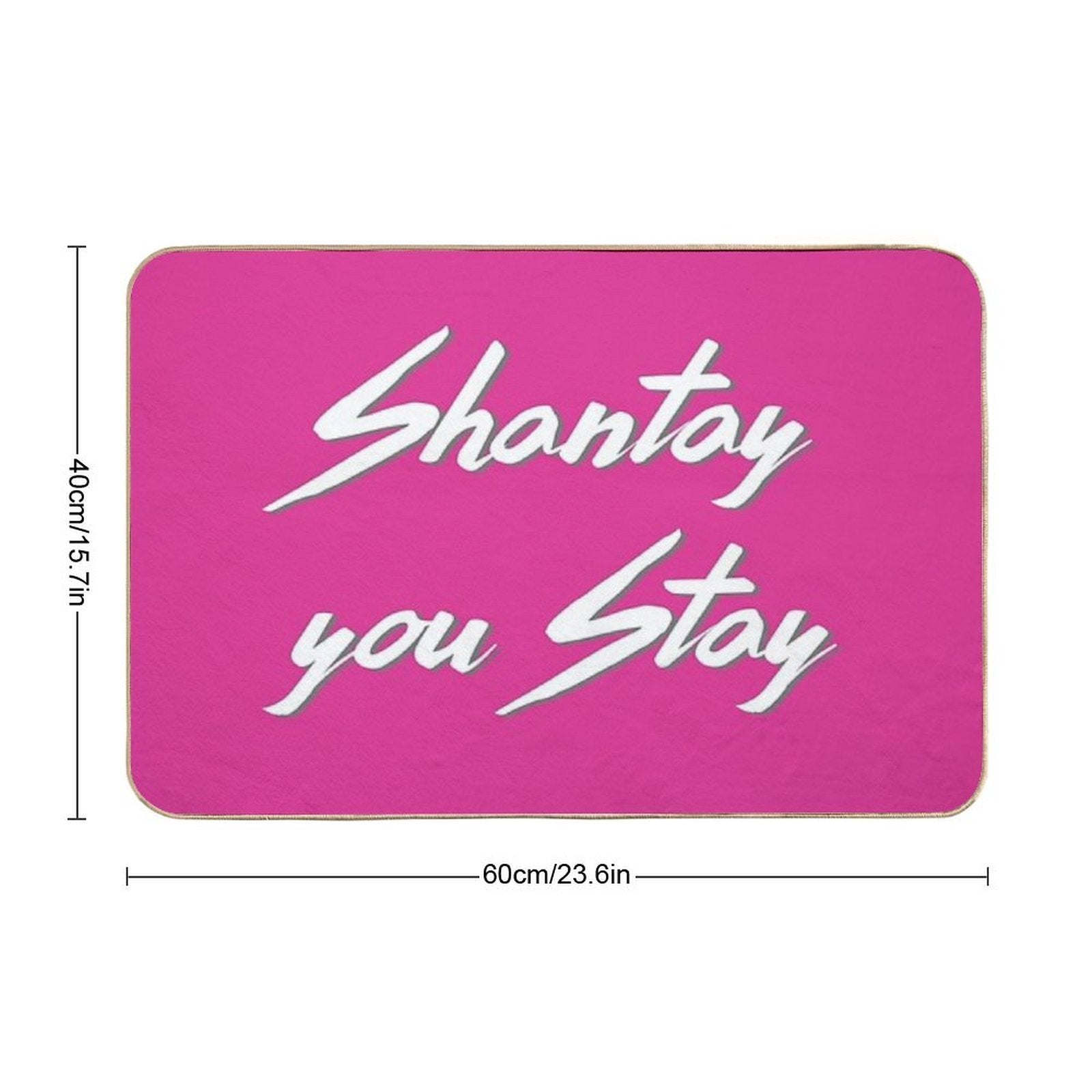 Shantay You Stay  Rapid-Drying Bath Mat