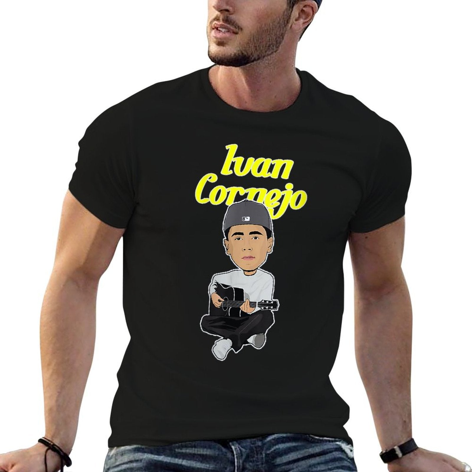 Womens Ivan Mexico Cornejo Acustico Musica Cantante Music Mexico  Trendy Pattern T-Shirt