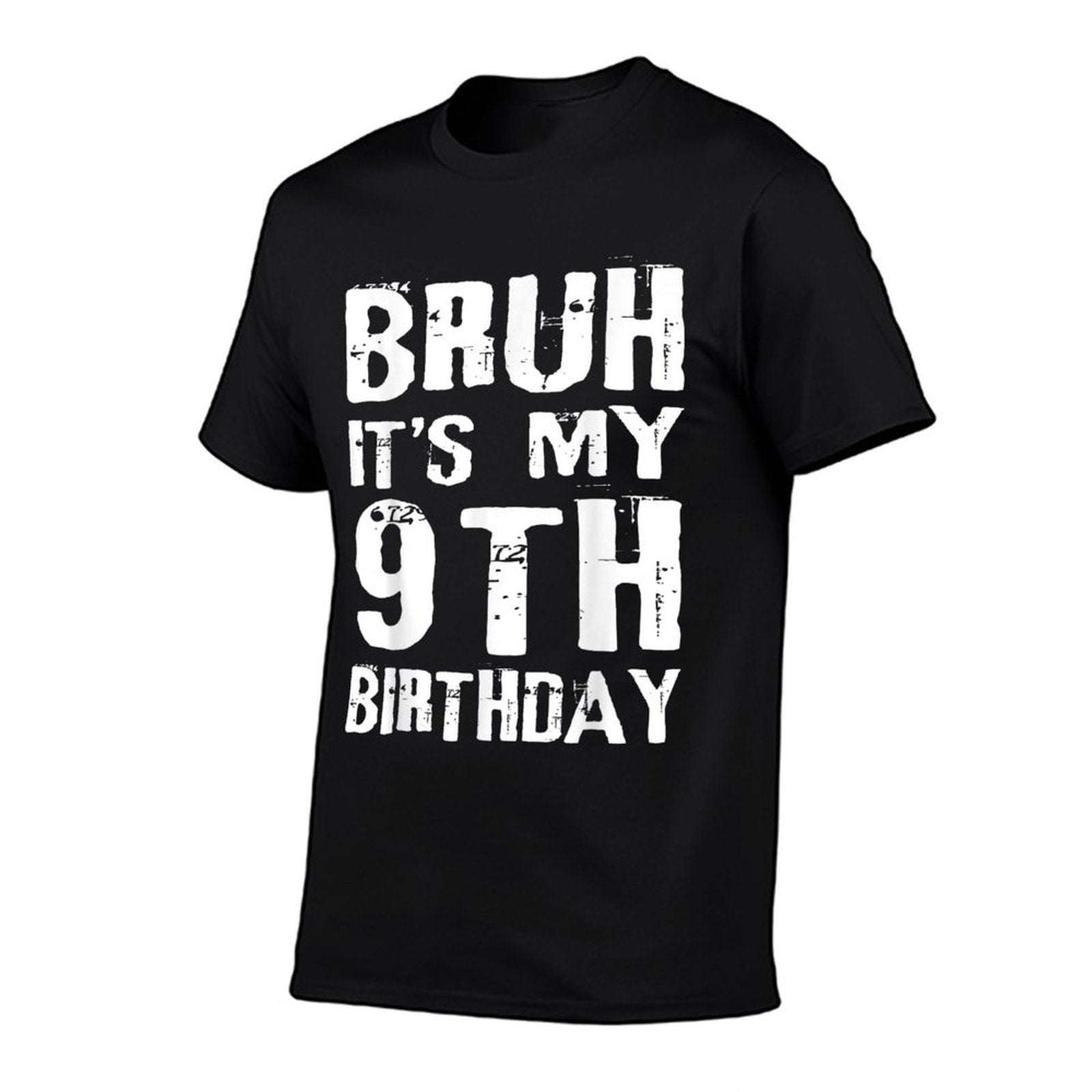 Bruh It's My 9th Birthday 9 Year Old Boy  Summer-ready Fabric T-Shirt