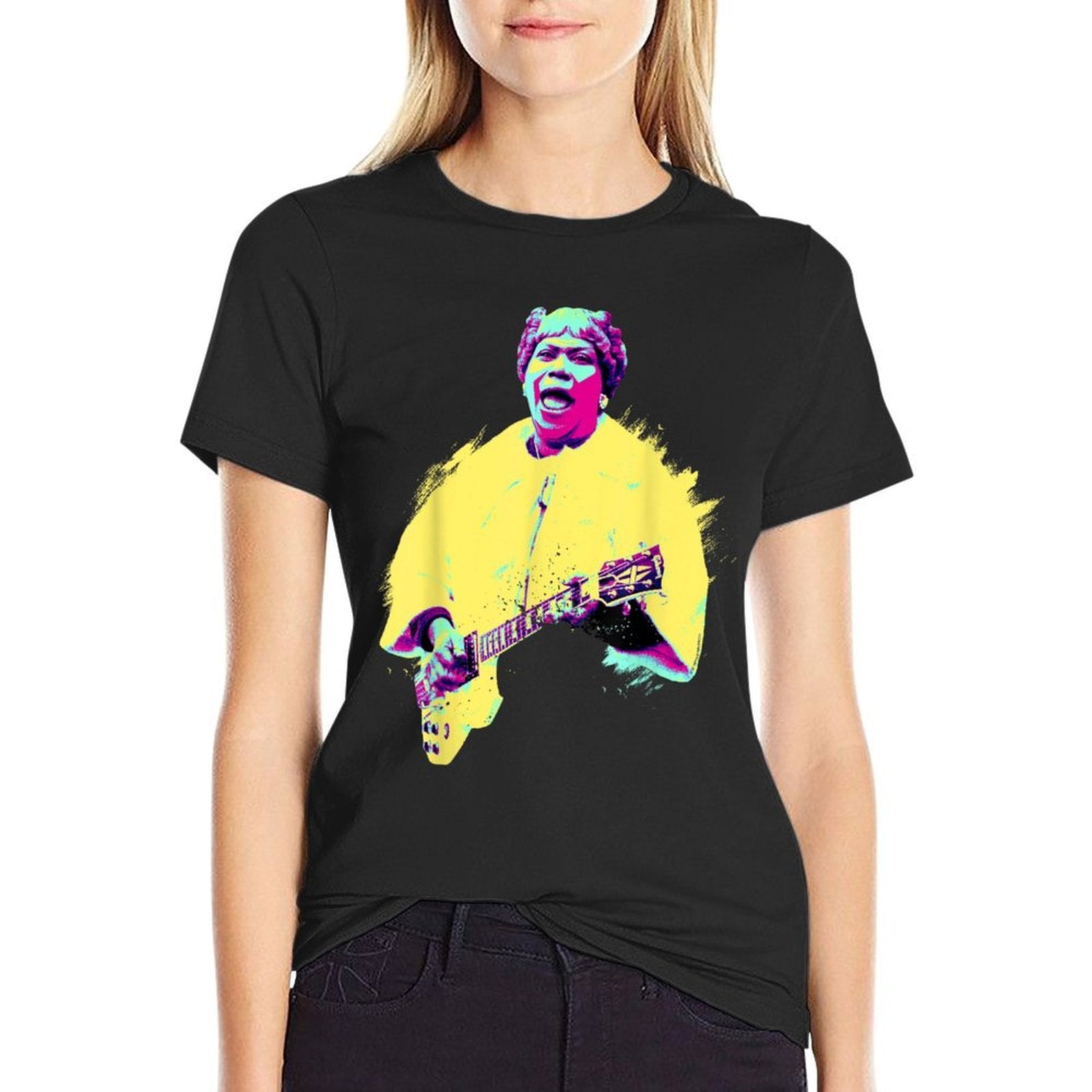 TV Times Sister Rosetta Tharpe Blues Gospel Train Pop Art  Odor-resistant T-Shirt