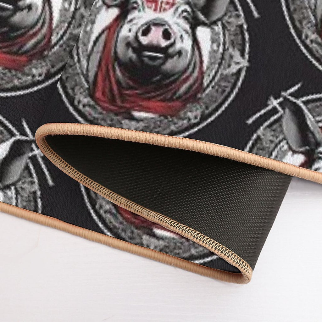 BLOOD PIG CREST  Toxin-Free Bath Mat