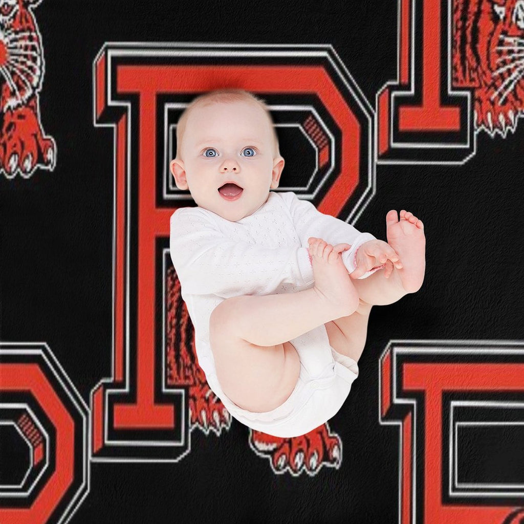 Vintage Princeton BIG P Tiger Mascot Premium Throw Blanket