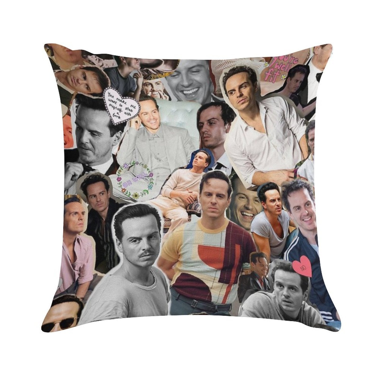Andrew Scott More Like Andrew Hot Soft Reinforced Edging Throw Pillow