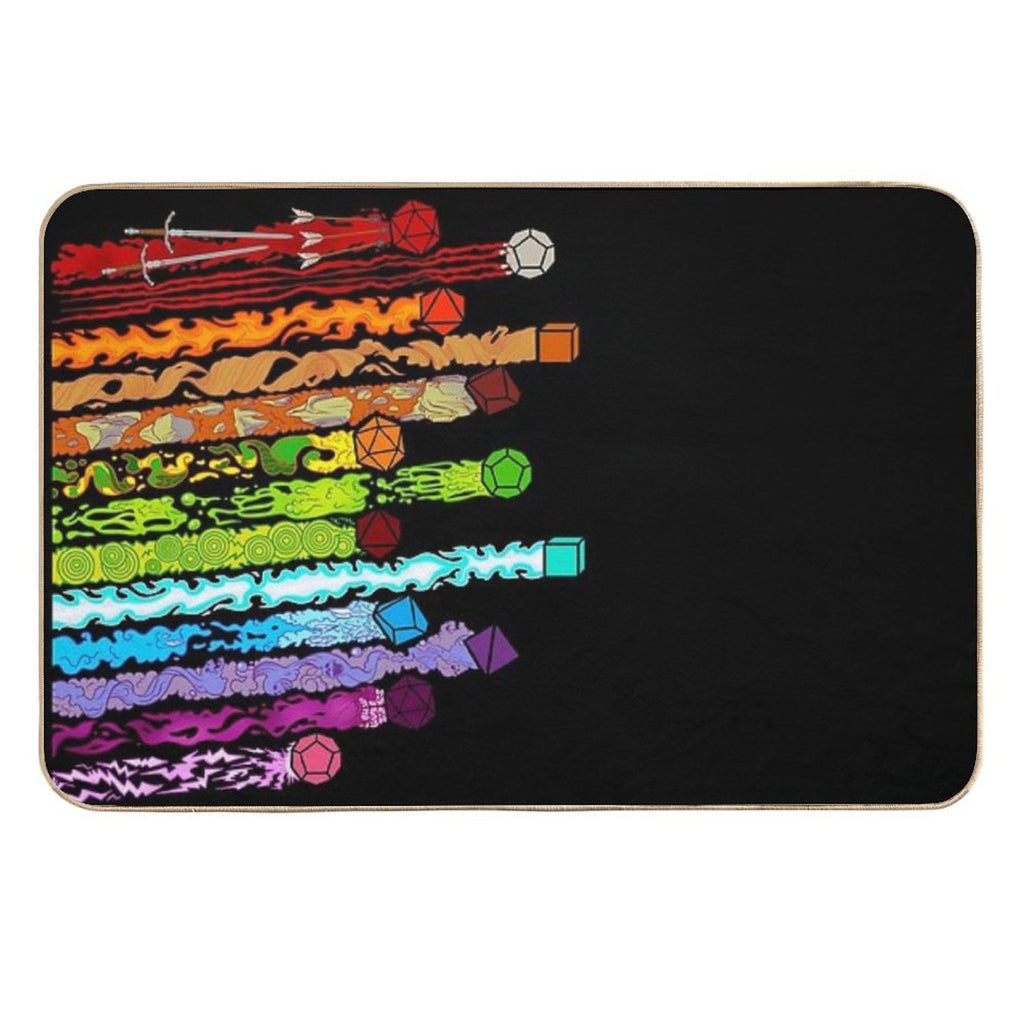 Damage Dice  Fade-Resistant Bath Mat