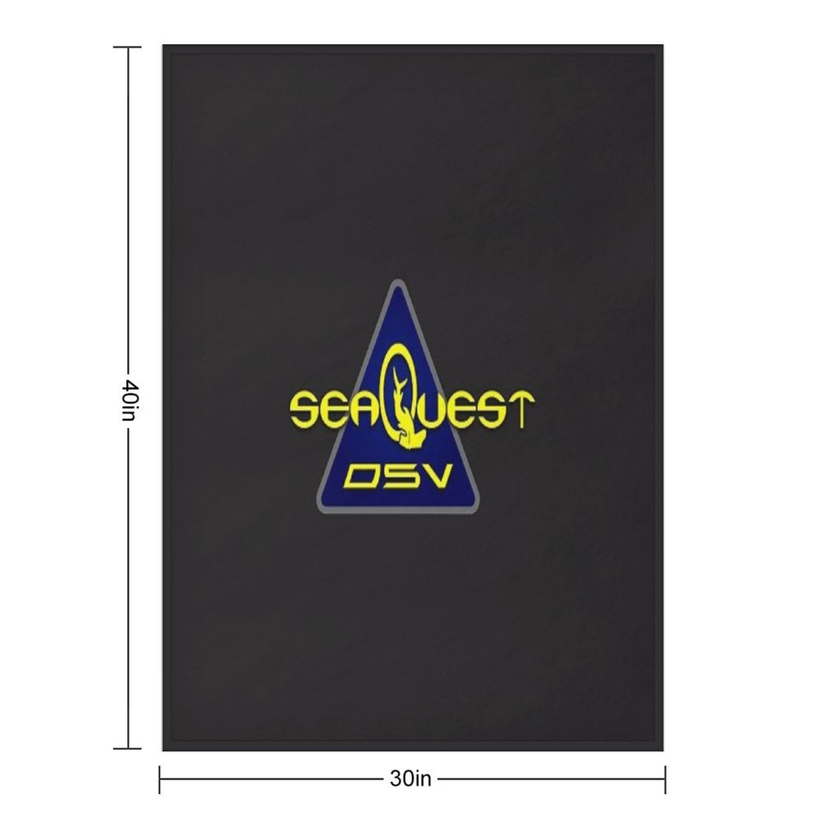 SeaQuest DSV Logo Comfort Throw Blanket