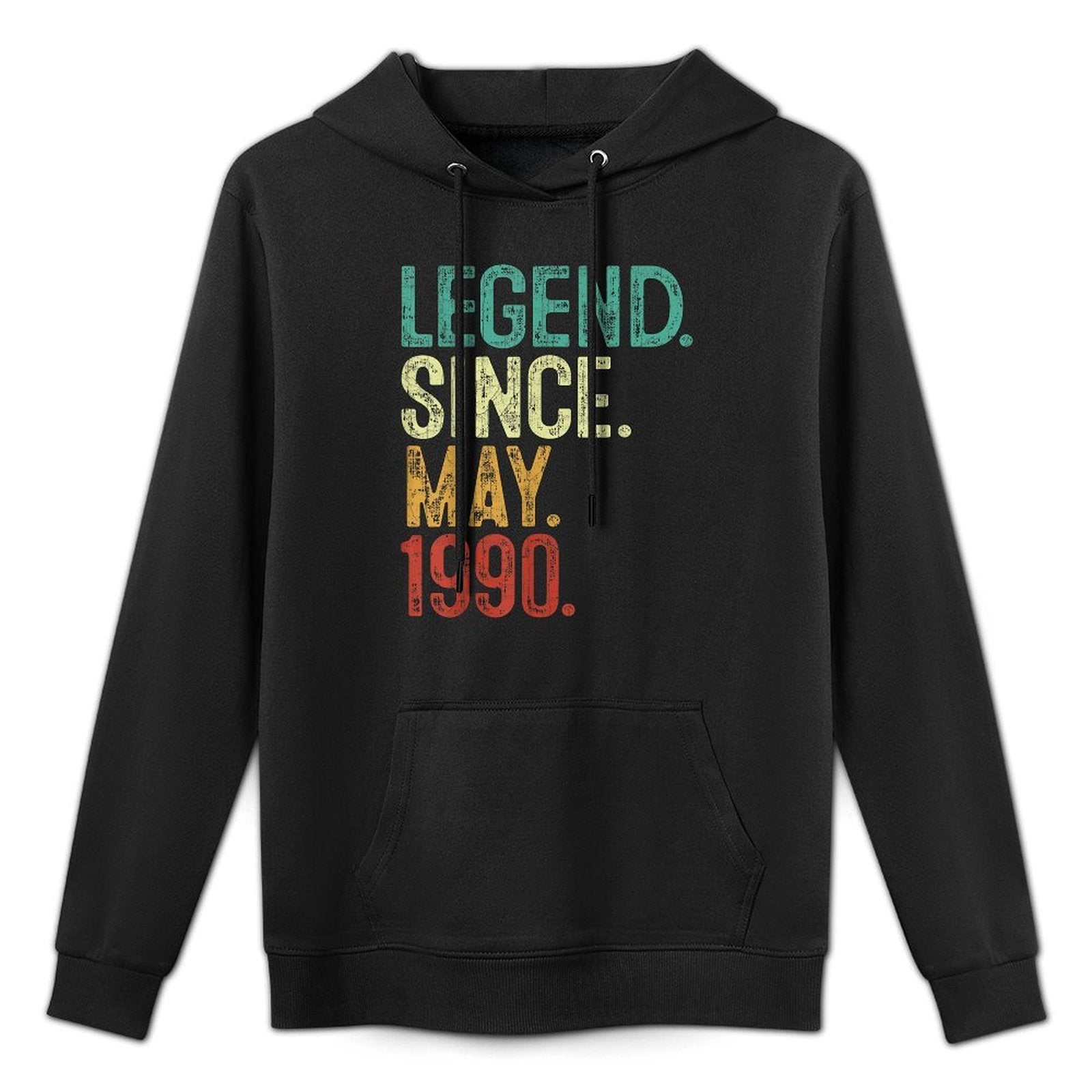 Legend 1990 35th Birthday Gifts for Men Women 35 Year Old Machine Washable Hoodie