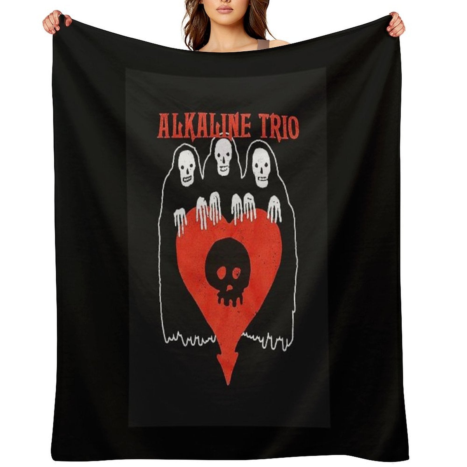Classic T-shirts Alkaline Trio Band Durable Throw Blanket