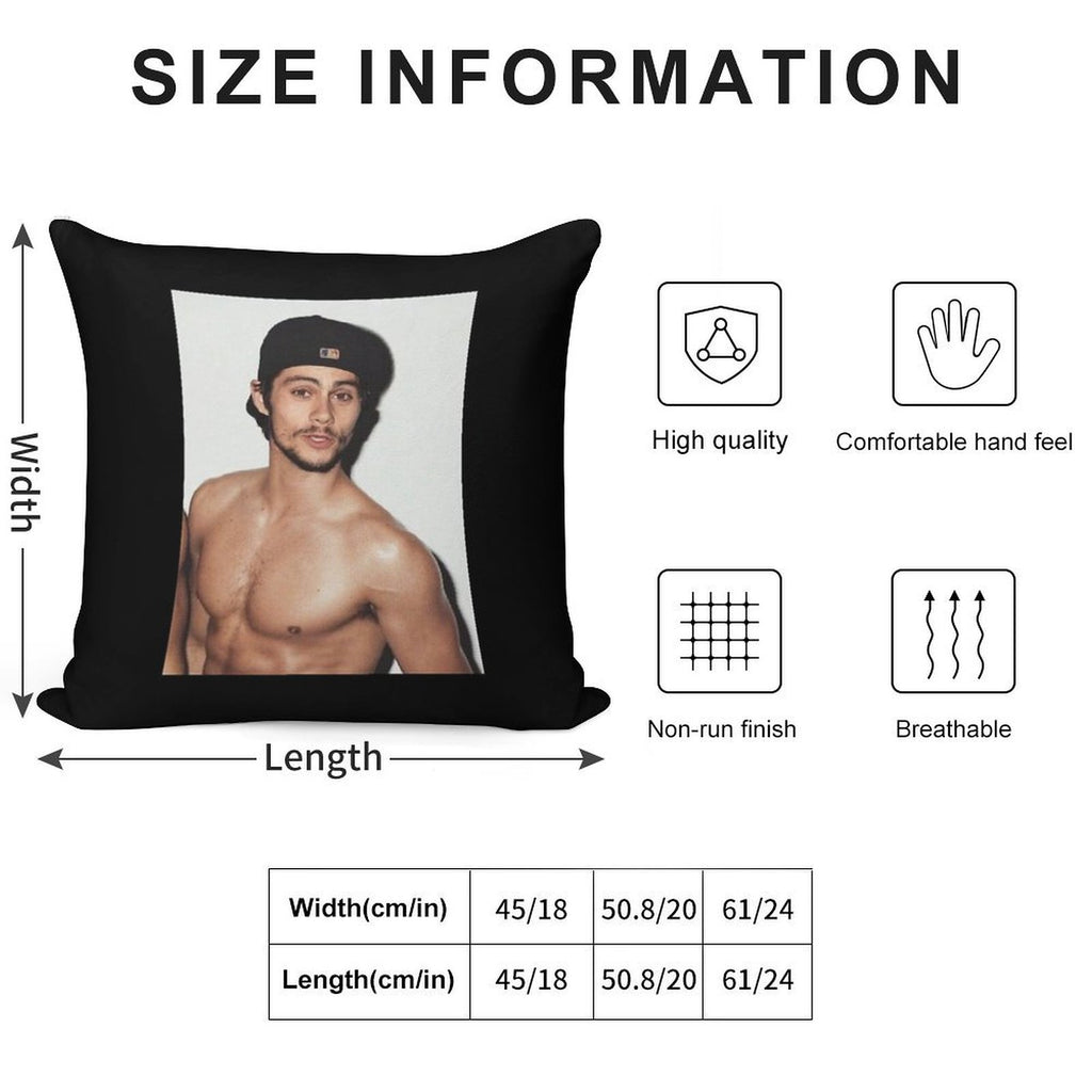 Dylan O'brien Soft Warmth Comfort Throw Pillow