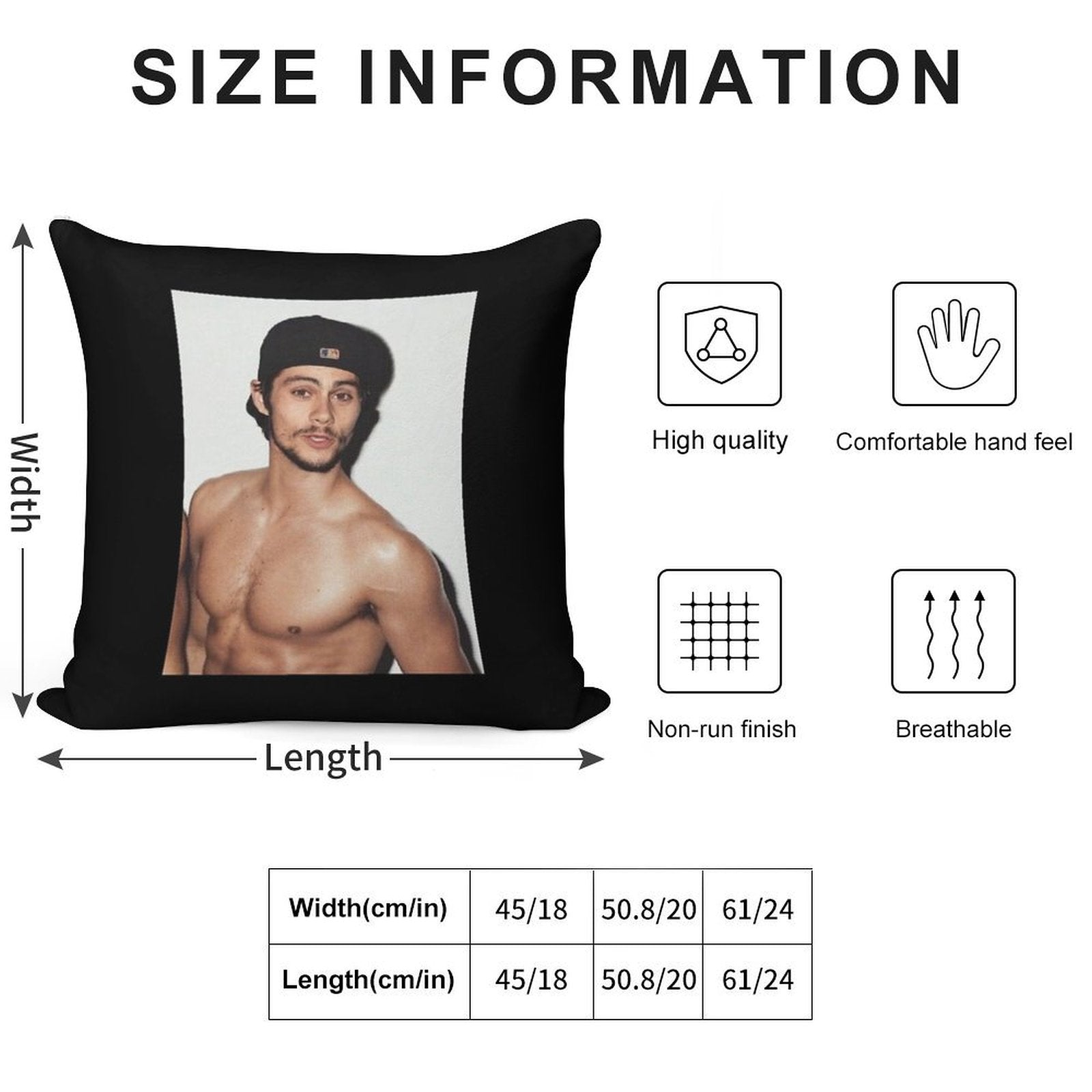 Dylan O'brien Soft Warmth Comfort Throw Pillow
