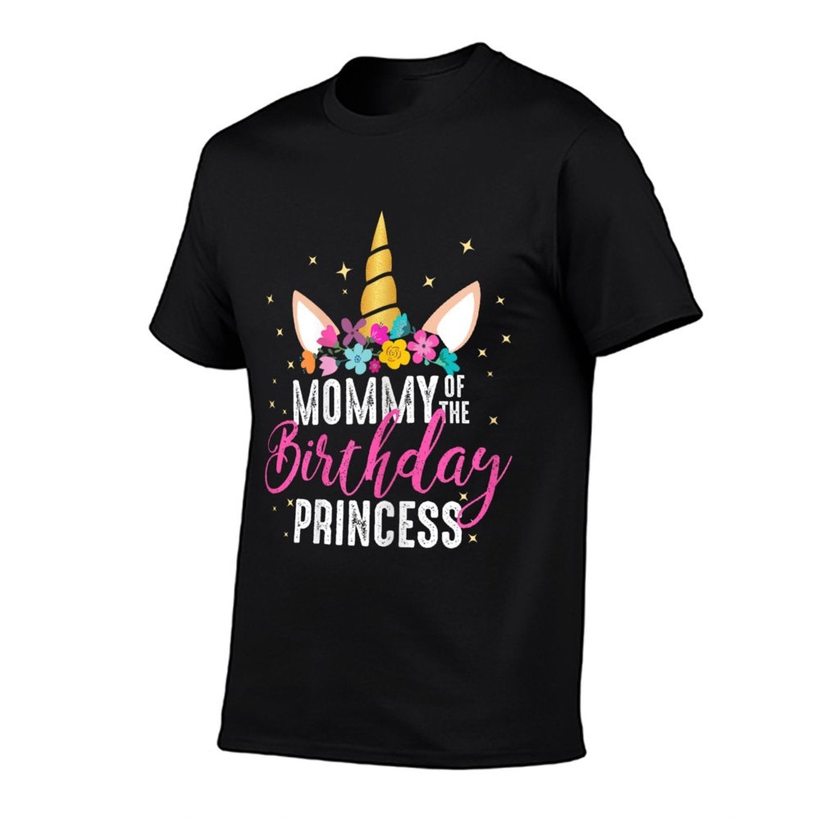Mommy Of The Birthday Princess Mother Girl Unicorn Birthday  Graphic-printed T-Shirt