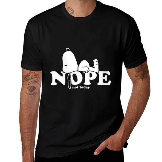 Womens Snoopy Nope  Trendy Pattern T-Shirt